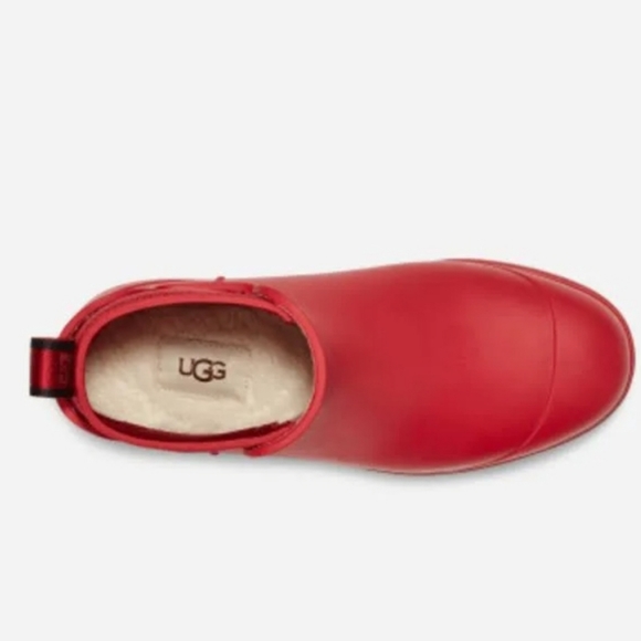 ✨️UGG RED RAIN BOOTS NEW WATERPROOF WOMEN'S SIZE 6✨️ - Picture 6 of 14